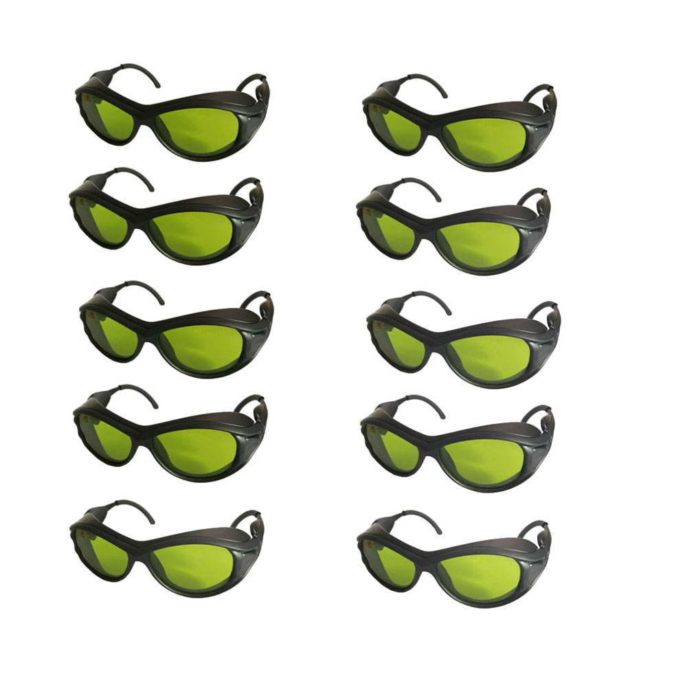 Laser Safety Goggles - 10 sztuk 200nm-2000nm UV400 IPL Laserowe