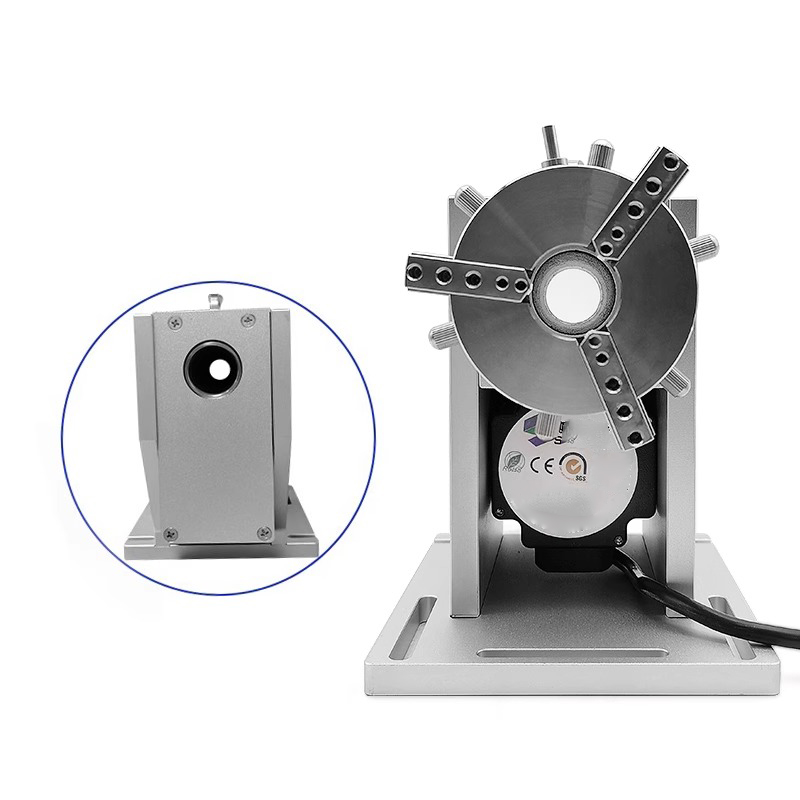 Industrial Laser Marking - Obręcz przemysłowa do biżuterii, oś obrotowa