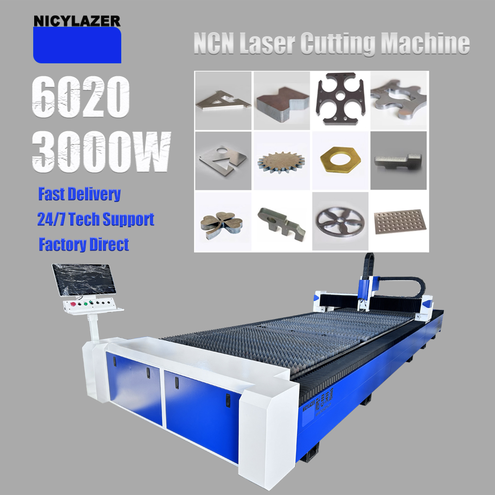 Industrial Laser Metal Cutter - Maszyna do cięcia laserem światłowodowym CNC