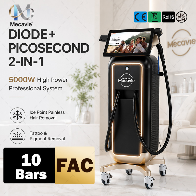 Industrial Laser Hair Removal Machine - Nowość 2026: Laserowy epilator diodowy 4-falowy