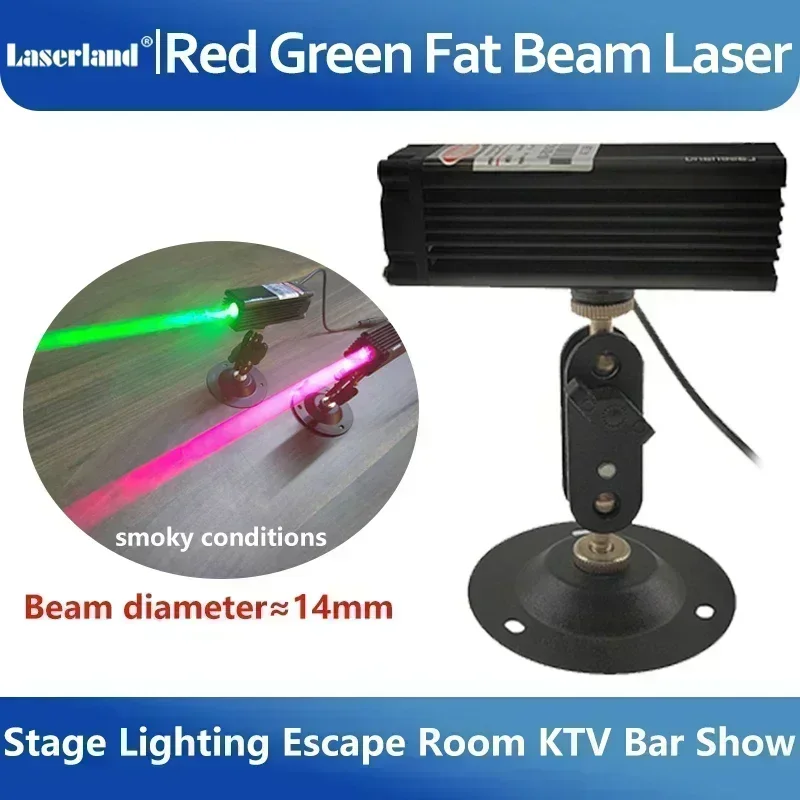 Industrial Laser Beam - 650nm 520nm Red Green Dot Fat