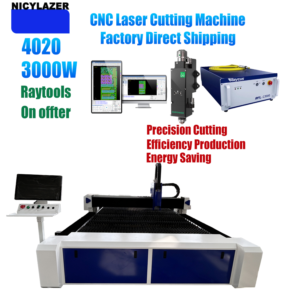 NICYLAZER CNC 3000W 4020 Włókn – Industrial Laser Metal Cutter recenzja i cena